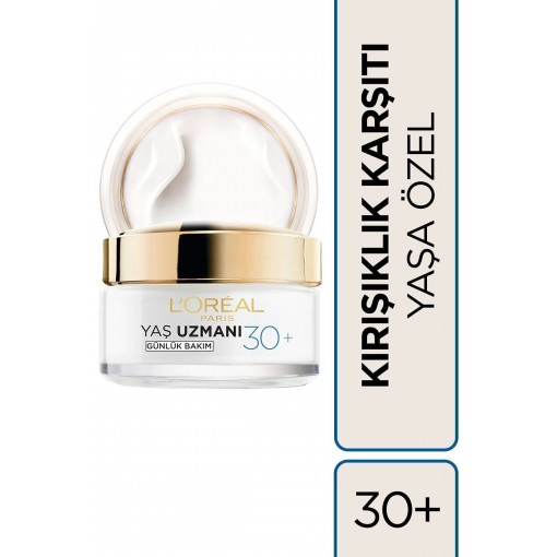 L Oreal Paris Yaş Uzmanı 30+ Kırışıklık Karşıtı Nemlen. Krem